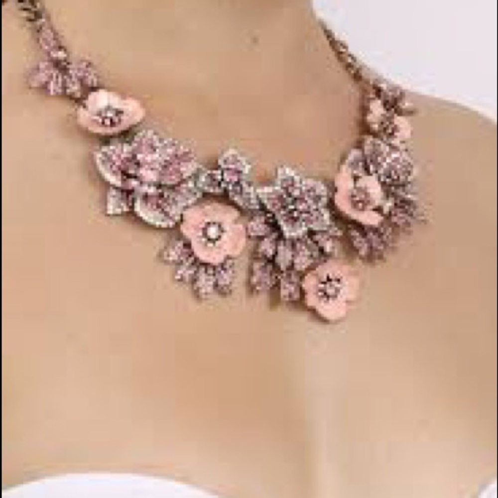 Eye Candy LA - Amata Statement Necklace - Pink